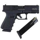 Стартовий пістолет Glock 17, KUZEY GN-19#1 Black, Сигнальний пістолет під холостий патрон 9мм, Шумовий - зображення 2