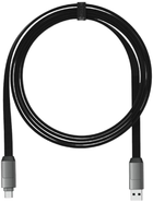 Kabel InCharge X Max Lava 2 x USB Type-C - USB Type-A + micro-USB + Apple Lightning 1.5 m Black (7640170469851) - obraz 1