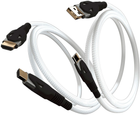 Zestaw kabli Gioteck Premium HDMI - HDMI + HDMI - USB Type-C 3 m / 2 m White (0812313019347) - obraz 1