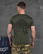 Тактическая потоотводящая футболка odin game олива XXXL - изображение 6