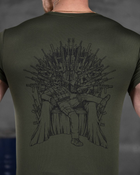Тактическая потоотводящая футболка odin game олива XXL - изображение 5