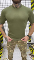 Хлопок футболка тактическая рг олива лакоста m - изображение 5