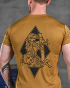 Тактическая потоотводящая футболка odin mina кайот L - изображение 7