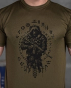 Тактическая потоотводящая футболка Oblivion tactical berserk oliva ВТ6783 L - изображение 7