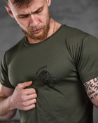 Тактическая потоотводящая футболка odin олива welcome XL - изображение 8