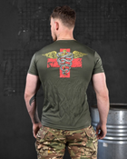 Тактическая потоотводящая футболка odin medical olive XL - изображение 6