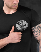 Тактическая потоотводящая футболка odin dzen black XXL - изображение 7