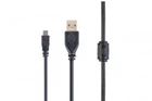 Кабель Cablexpert CCF-USB2-AM5P-6, премиум качество, A-папа/MINI USB 2.0 5-пин, 1.8 м, с ферритовой сердцевиной