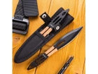 Ножи метательные в черном цвете. Набор 3 штуки - изображение 4