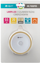 Lampka LED DPM z czujnikiem ruchu i zmierzchu ML7000PIR-GD - obraz 5