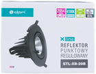 Reflektor LED DPM X-Line punktowy regulowany podtynkowy 20 W 2054 lm czarny (STL-XB-20B) - obraz 9