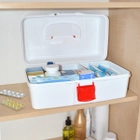Аптечка, большой органайзер для медикаментов пластиковый белый MVM PC-10 WHITE - изображение 13