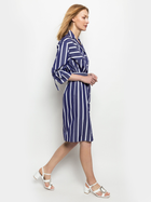 Сукня міді жіноча Deni Cler Milano W-Dc-3400-0G-B8-55-1 42 Темно-синя (3300000736600) - зображення 3
