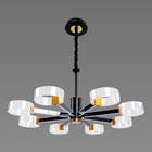 Светодиодные акриловые люстры Sirius N 3705-8 BLACK GD
