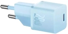 Зарядний пристрій для телефону Baseus 20W USB Type-C Blue (CCGN050103) - зображення 3