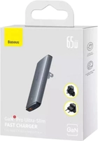 Зарядний пристрій для телефону Baseus 65W USB Type-C Black (CCGP150113) - зображення 6