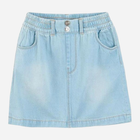 Дитяча джинсова спідниця для дівчинки Cool Club CJG2413673 110 см Блакитна (5903977322777) - зображення 1