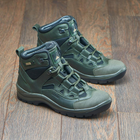 Берці демісезонні тактичні черевики PAV 501 олива хакі шкіряні з мембраною Winterfrost 45 - зображення 9