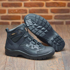 Берцы демисезонные тактические ботинки PAV 501 черные кожаные с мембраной Winterfrost 44 - изображение 10
