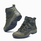 Берці демісезонні тактичні черевики PAV 501 олива хакі шкіряні з мембраною Winterfrost 43 - зображення 2