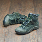 Берцы демисезонные тактические ботинки PAV 501 хаки олива кожаные с мембраной Winterfrost 46 - изображение 10