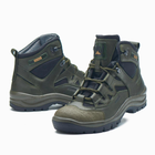 Берці демісезонні тактичні черевики PAV 501 олива хакі шкіряні з мембраною Winterfrost 42 - зображення 6