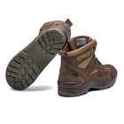 Берці літні тактичні черевики PAV 501 коричневі шкіряні сітка Fresh Air 45 - зображення 5