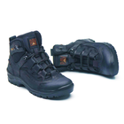 Берці літні тактичні черевики PAV 501 чорні шкіряні сітка Fresh Air 46 - зображення 5