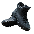Берцы летние тактические ботинки PAV 908 черные кожаные сетка перфорированные 42 - изображение 6