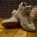 Берці літні тактичні черевики PAV 908 койот шкіряні сітка перфоровані 45 - зображення 9