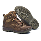 Берці літні тактичні черевики PAV 501 коричневі шкіряні сітка Fresh Air 46 - зображення 4