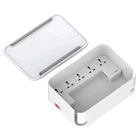 Удлинитель сетевой LDNIO Management Power Strip Box SN5310 |3USB, QC, 5 Sockets, 15.5W/10A| белый