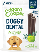 Zabawka do żucia dla psów Edgard Cooper Doggy Dental Apple and Eucalyptus Large Breed 25 cm Brown (5407007142118) - obraz 1