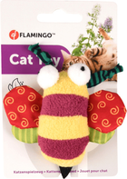 Zabawka dla kotów Flamingo Yowly Bee 11 x 7 x 4 cm Multicolour (5400585133844) - obraz 1