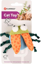 Zabawka dla kotów z dźwiękiem + kocimiętka Flamingo Yowly Beetle 13 cm Multicolour (5400585133783) - obraz 1