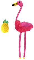 Іграшка для котів Kong Tropics Flamingo 2 в 1 29 x 14 x 3 см Pink (0035585459424) - зображення 1
