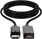 Kabel Lindy DisplayPort - HDMI 5 m Black (4002888369244) - obraz 1