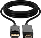 Kabel Lindy DisplayPort - HDMI 5 m Black (4002888369244)