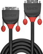 Kabel Lindy Black Line DVI-D - DVI-D 5 m Black (4002888362580) - obraz 1