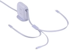 Kabel Baseus 3 w 1 USB Type-C - Apple Lightning / micro-USB / USB Type-C 1.7 m Purple (CAQY000005) - obraz 2
