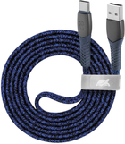 Kabel Rivacase USB Type-C - USB Type-A BL12 1.2 m Blue (PS6102BL12) - obraz 1