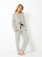 Піжама (сорочка + штани) Aruelle Bethany pajama long S Біла (5905616146867) - зображення 2