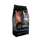 Сухой корм Savory со свежим мясом индейки и курицы для щенков крупных пород