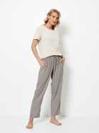 Piżama (T-shirt + spodnie) Aruelle Jade pajama long M Szara (5905616147963) - obraz 1