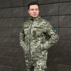 Куртка Pobedov Shadow Военная с липучками Пиксель 2XL OWku2 7782XLpx - изображение 3