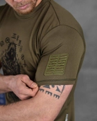 Тактична чоловіча потовідвідна футболка Oblivion Берсерк S олива (85784) - зображення 6
