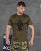 Тактична чоловіча потовідвідна футболка Oblivion Берсерк L олива (85784) - зображення 1