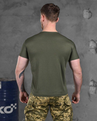 Тактична чоловіча футболка потовідвідна Слава Україні Героям Слава 2XL олива (85830) - зображення 5