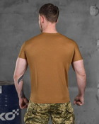 Тактична чоловіча потовідвідна футболка Піхота ВСУ M койот (85826) - зображення 5