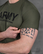 Армійська чоловіча футболка ARMY потовідвідна M олива (85828) - зображення 4